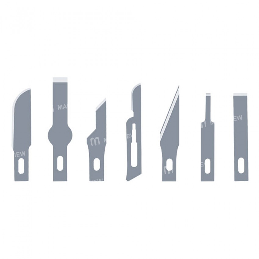 Relife RL-101B 8-in-1 Motherboard BGA PCB IC CPU High Toughness Remove Glue Knife Set