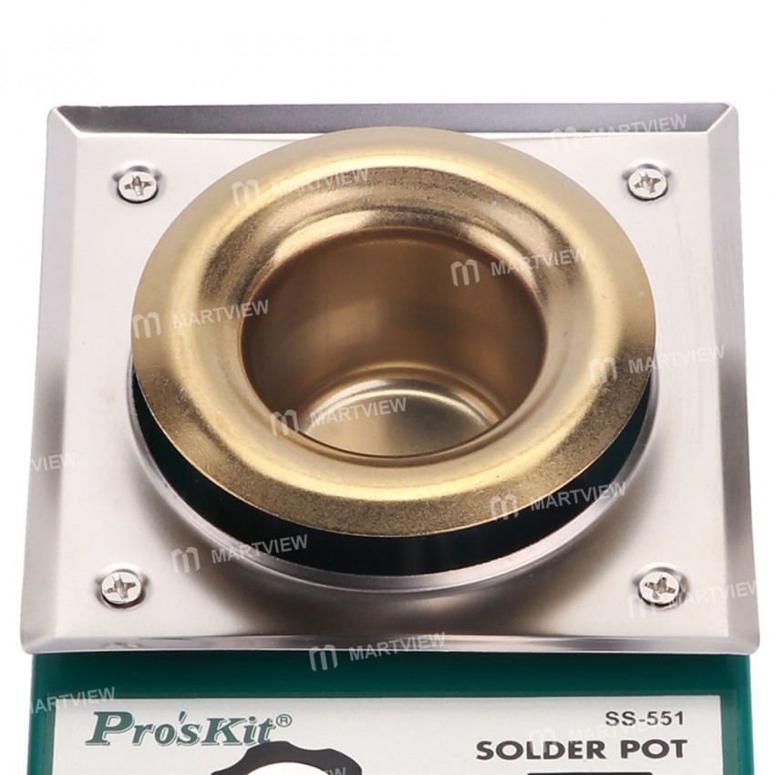 Pro'skit SS-551 150W Small Circular Adjustable Temperature Stainless Steel Melting Tin Furnace