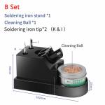 luxianzi l009-3-in-1-multi-function-bakelite-soldering-iron-stand-with-cleaning-ball-8