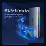 Orico M2R2 RGB Lighting Effect USB3.1 Gen2 10Gbps Aluminum M2 NVMe SSD Enclosure