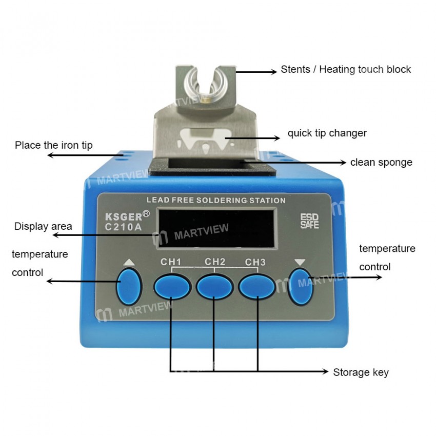 ksger c210a-85w-digital-tube-digital-display-auto-sleep-soldering-station-2