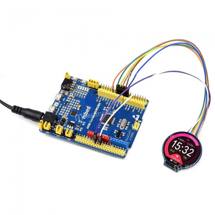 1.28-inch 65K Color Round Display LCD Screen Expansion Module Support Raspberry Pi