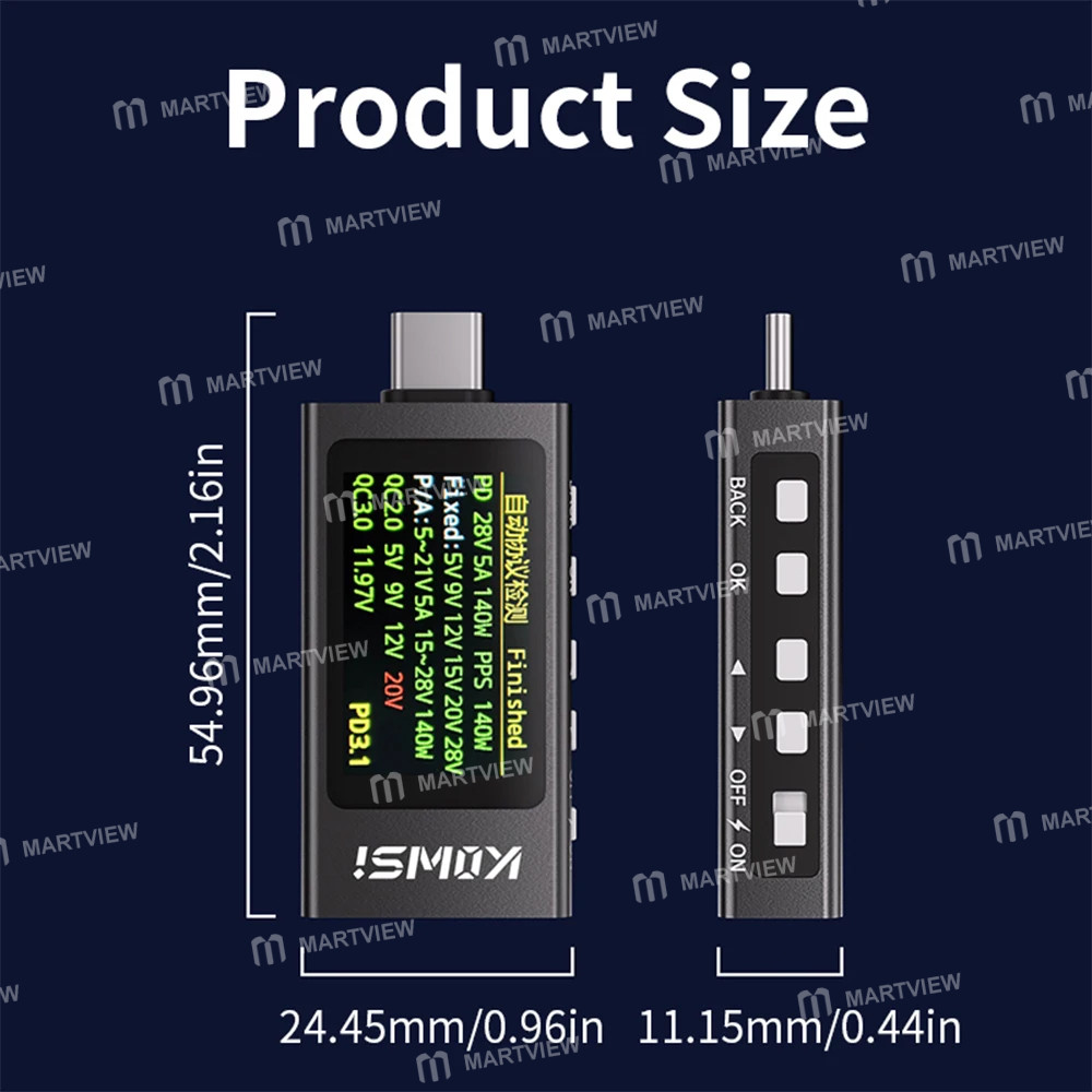 kws x1-type-c-multifunctional-voltage-current-power-meter-supports-ripple-testing-and-charging-proto
