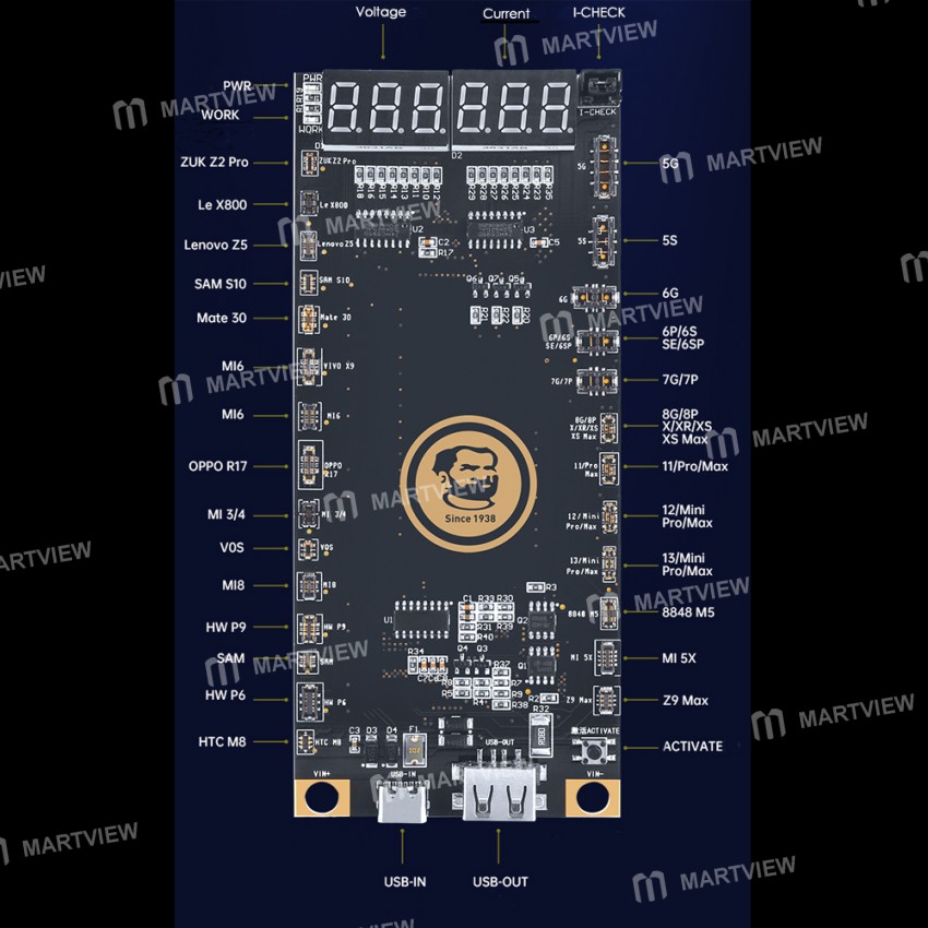 Mechanic BA27 Battery Activation Detection Board with USB Cable Latest Support iPhone13 Series / And