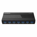 Orico H727RK-U3 7-Port Superspeed USB 3.0 HUB with 12V Power Adapter for Desktop Computer Laptop