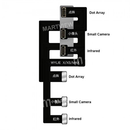 WYLIE Dot Matrix Extension Flex Ribbon for iPhone Face Repair