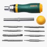 SATA 09350 Multi-function Precision Two-way Ratchet Screwdriver Set