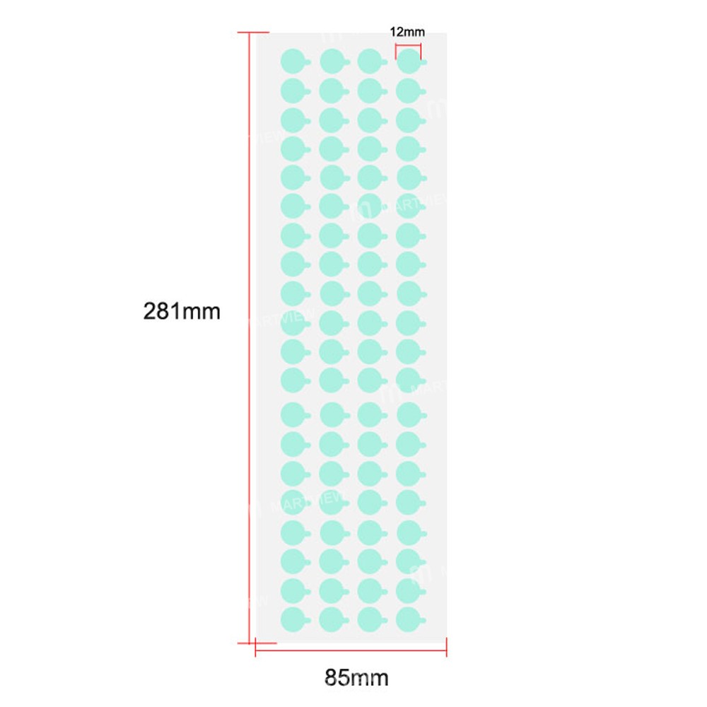 relife 7mm-12mm-phone-camera-all-round-green-dust-proof-protective-sticker-3