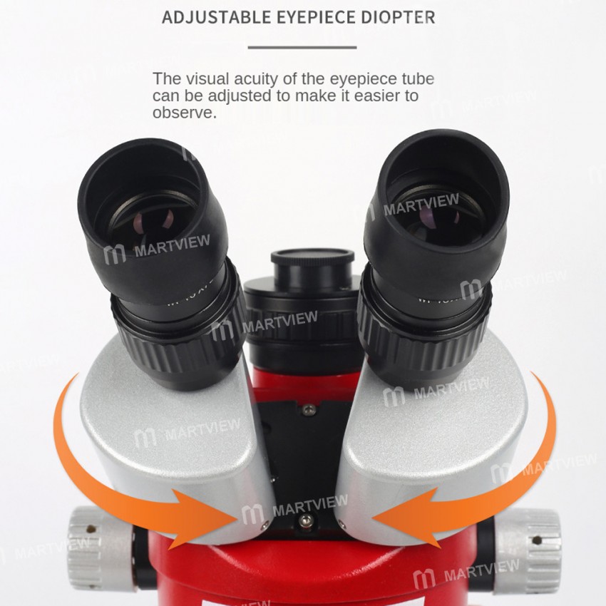 Mechanic R75T-B1 7X-45X Industrial Trinocular Stereo Microscope for PCB Motherboard Inspection