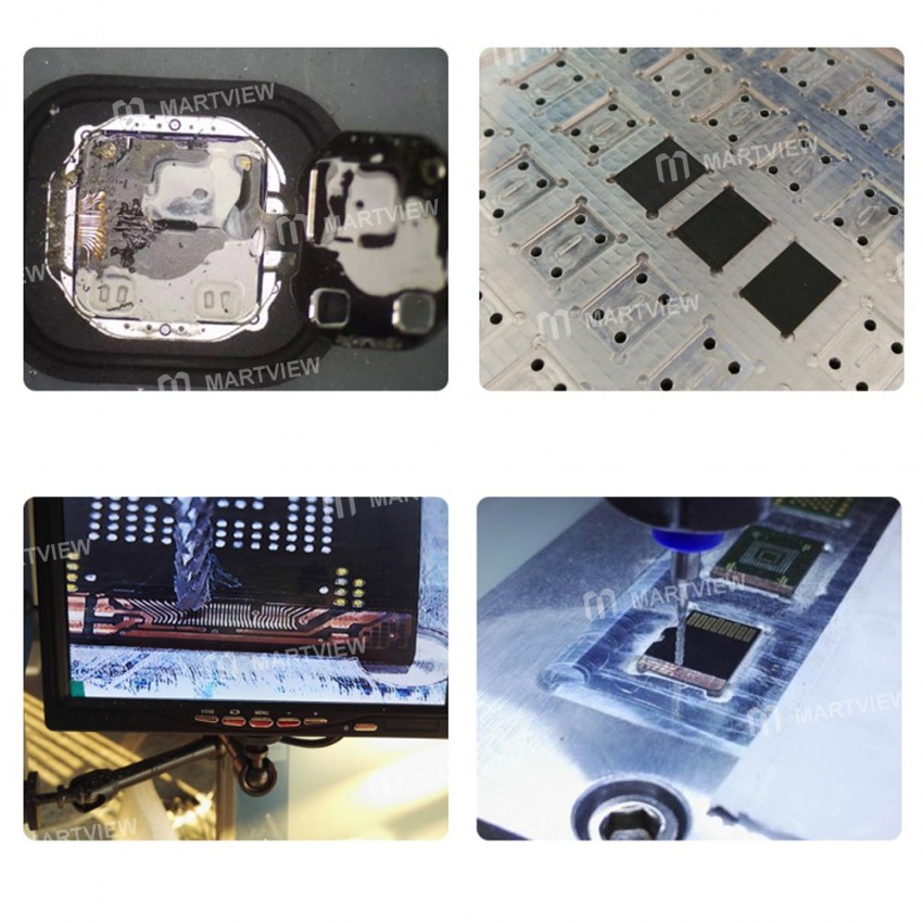 JY02 220V Smart IC Grinding Machine Grinding Removing Tool with Display for iPhone X / 8 Plus / 8 /