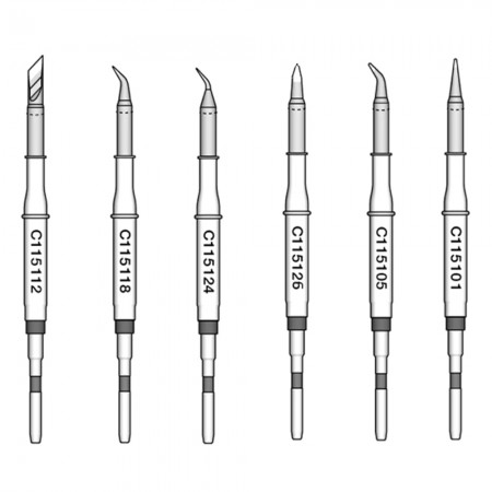 JBC Original C115 Series Soldering Iron Tips for NT115 Nano Soldering Handle