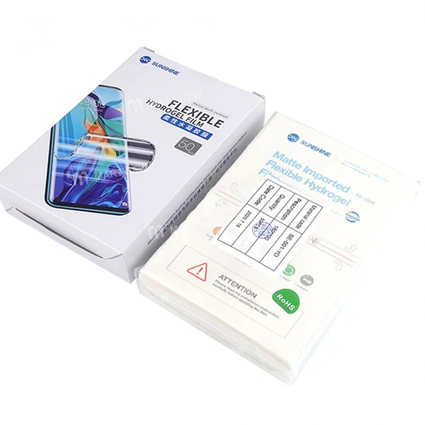 Sunshine SS-057E Ultrathin Matte Hydrogel Protector Film for SS-890C Auto Film Cutting Machine - 50p