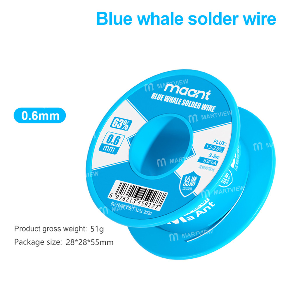 maant blue-whale-50g-high-purity-no-clean-low-odor-precision-solder-wire--3pcs-4