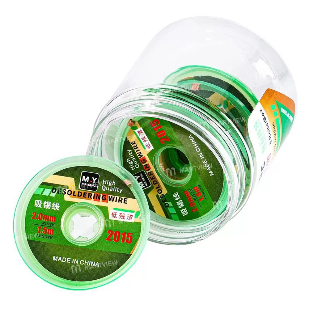 mryang 2015-2020-20mm-width-high-quality-anti-static-low-residue-solder-wick-1