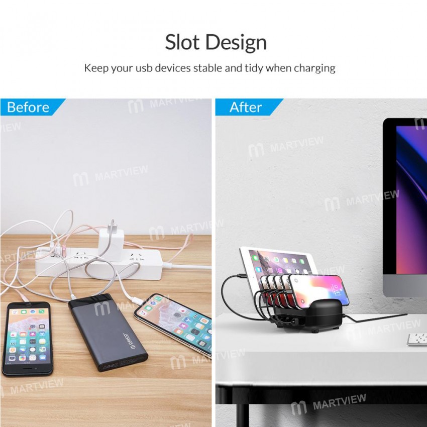 Orico DUK 5 Ports 40W USB Charger Station