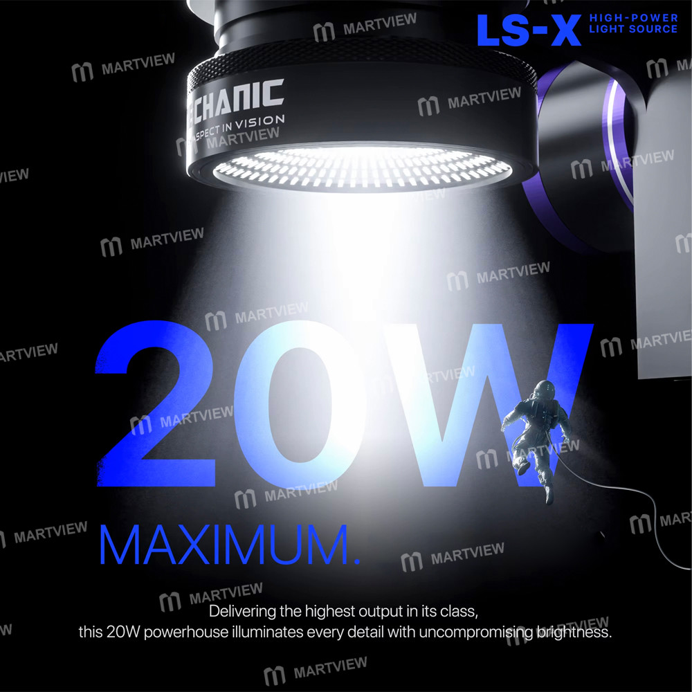 mechanic ls-x-20w-high-power-318-led-beads-microscope-light-source-for-cpu-chip-flying-wire-repair-3