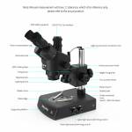 Relife RL-M3T-2L 0.7-4.5X Trinocular HD Stereo Microscope