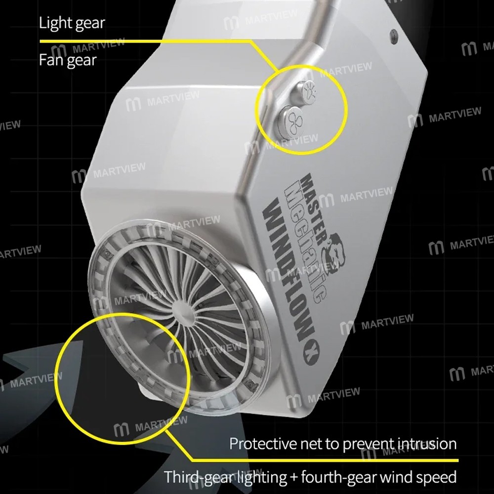 mechanic windflow-x-powerful-microscope-fume-smoking-instrument-with-light-for-welding-repair-6