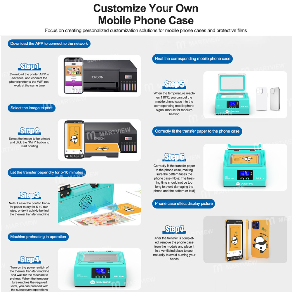 sunshine c2-pro-95-inch-smart-3d-thermal-transfer-machine-diy-for-custom-mobile-phone-cover-shell-15
