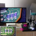 0.7X-5X C-mount 3D Stereoscopic 180X Zoom Lens for HDMI Industrial Microscopio Camera