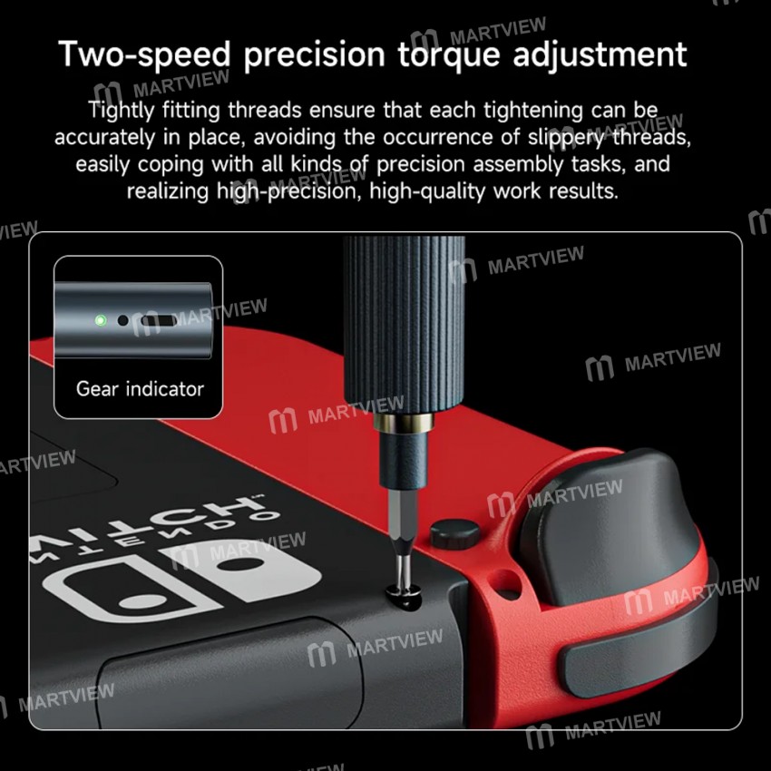 xzz es24-industrial-grade-dual-torque-adjustable-electric-screwdriver-with-24-diamond-bits-4