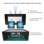 BST-710C Multifunction Mini Desktop Film Dust Removal Workbench for Mobile Phone LCD Repair