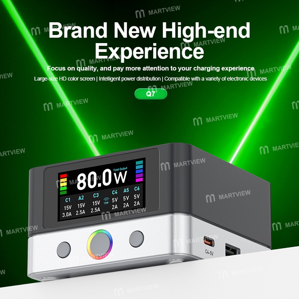 relife q7-80w-6-port-large-size-hd-color-screen-intelligent-charger-with-15w-wireless-charging-7