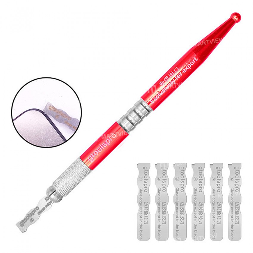 Gtoolspro Screen Edge Middle Frame Glue Removal Blade Set for iPhone Samsung Huawei Xiaomi