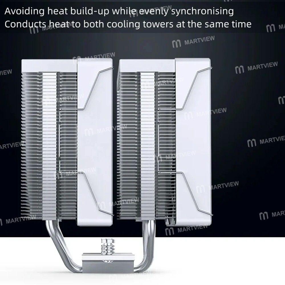 jonsbo cr-3000e-argb-6-heatpipe-dual-pwm-fan-cpu-tower-air-cooled-radiator-for-intel-lga1700-amd-am4