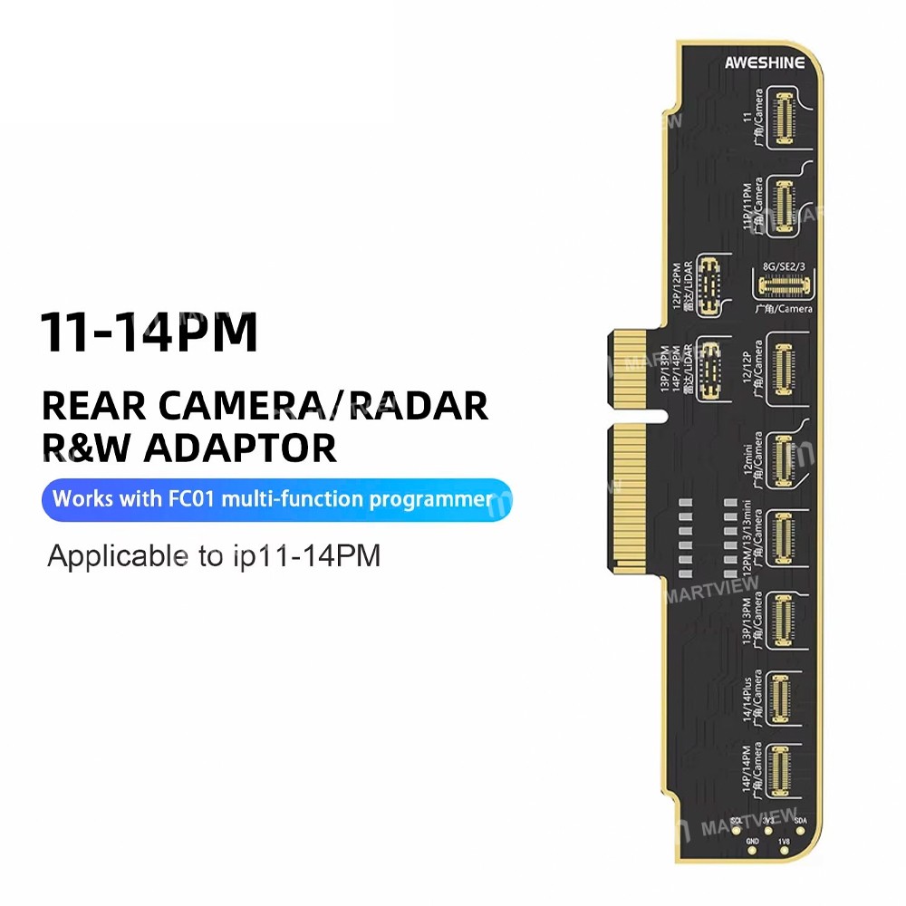 aweshine fc01-multi-function-repair-programmer-reading-and-writing-small-boards-for-iphone-8-to-15pm