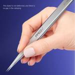 PPD Ultra-fine Anti-magnetic Stainless Steel Tweezers for Motherboard IC Chip Repair
