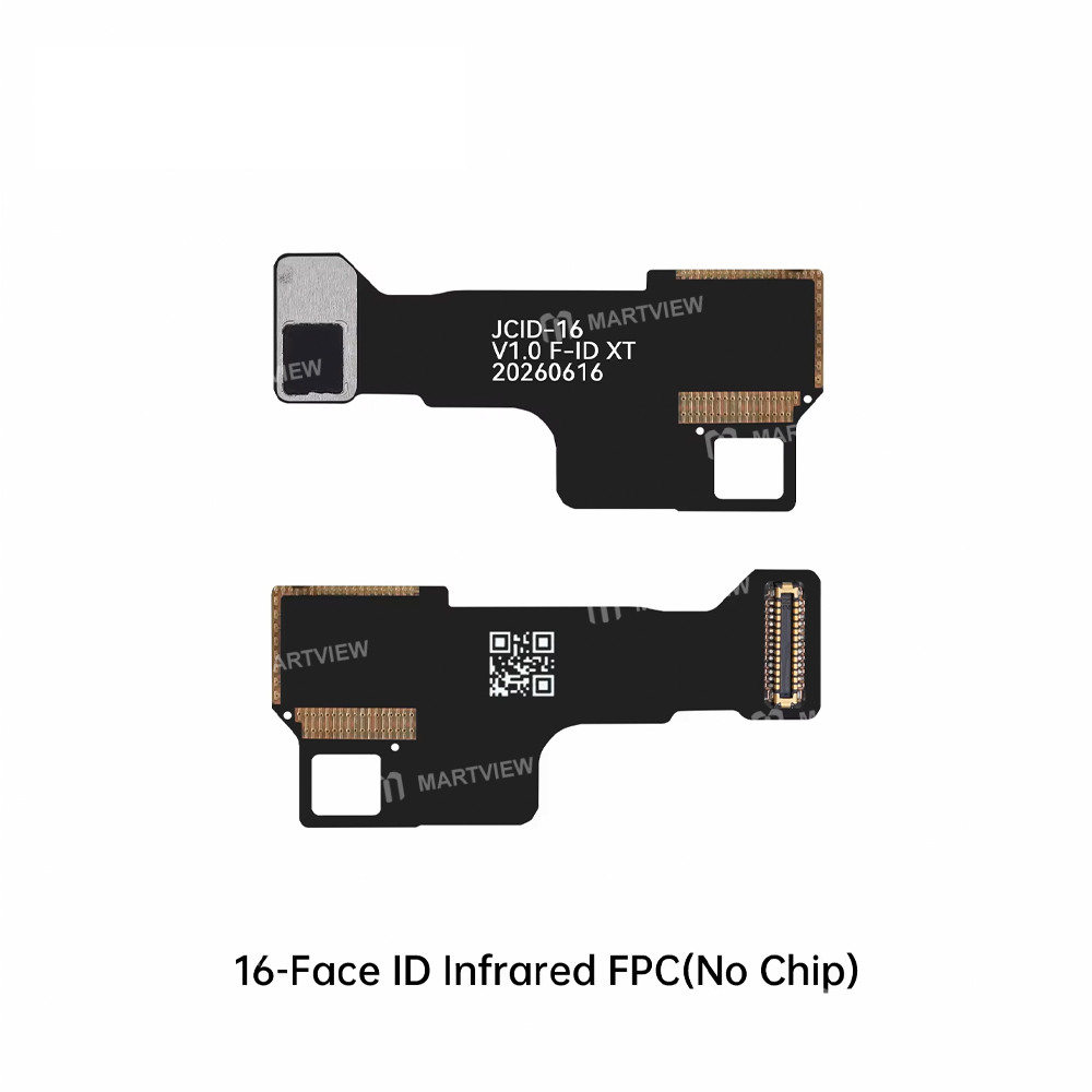 jcid face-id-dot-matrix-infrared-fpc-flex-cable-no-chip-for-iphone-14-to-17-full-series-10