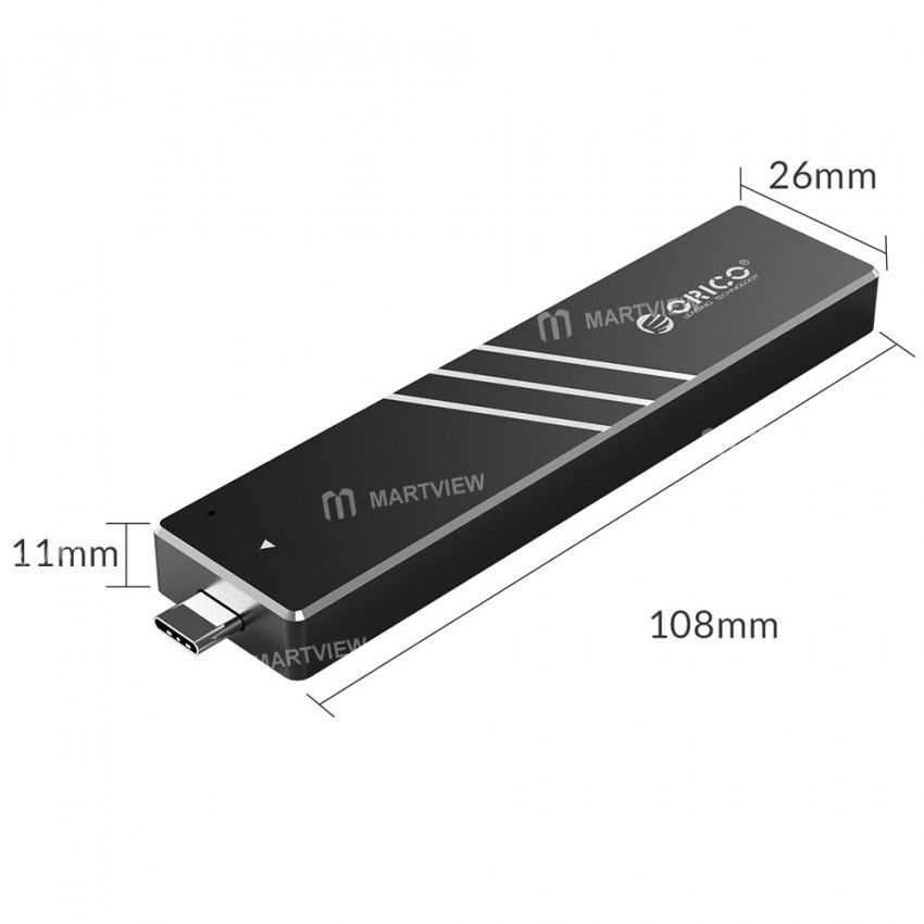 Orico PAM2-C3 Aluminum Alloy NVME M.2 SSD Enclosure