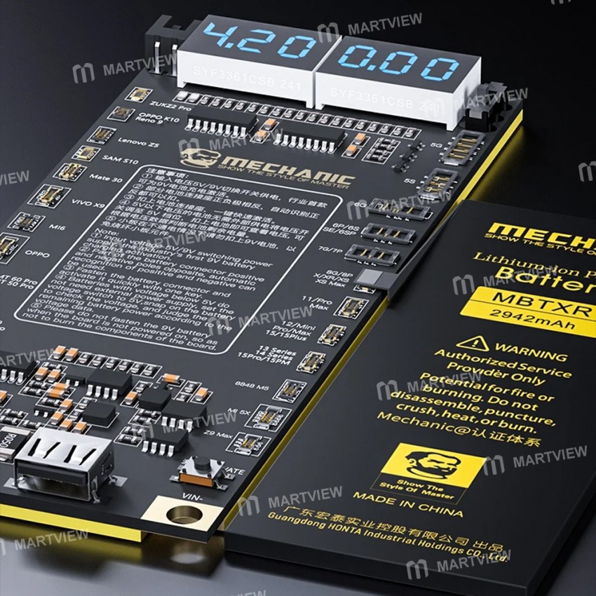 mechanic f918-battery-activation-board-for-iphone-6-to-15pro-max-and-400-android-phone-5