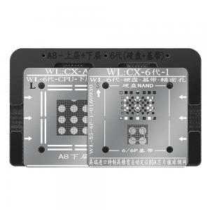 A8 CPU NAND Baseband Stencil + Positioning Plate