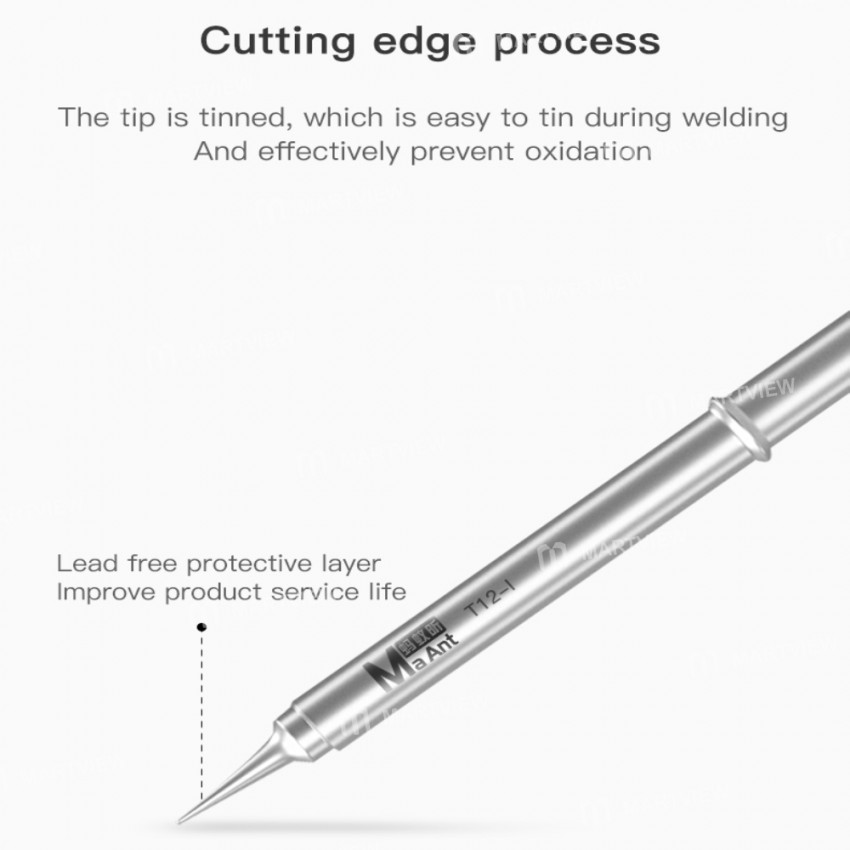 MaAnt T12 Soldering Iron Tip Professionally Suitable for Electronic Parts and Circuit Board Solderin