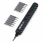 relife e1-powerful-carbon-fiber-electric-screwdriver-set-with-12pcs-s2-steel-bits-1