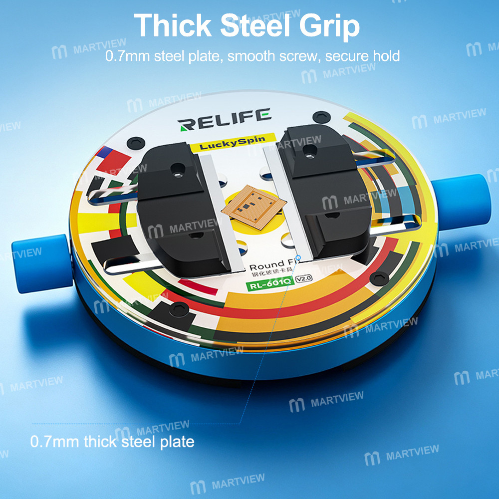 relife rl-601q-v20-heat-insulating-ring-shaped-tempered-glass-motherboard-repair-fixture-10