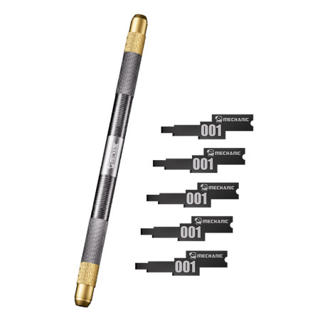 Mechanic 001 5-in-1 Screen Bracket Adhesive Removal Blades with Handle