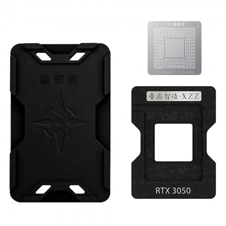 XinZhiZao 0.50mm Magnetic BGA Reballing Tin Planting Platform for RTX3050 Graphics Card