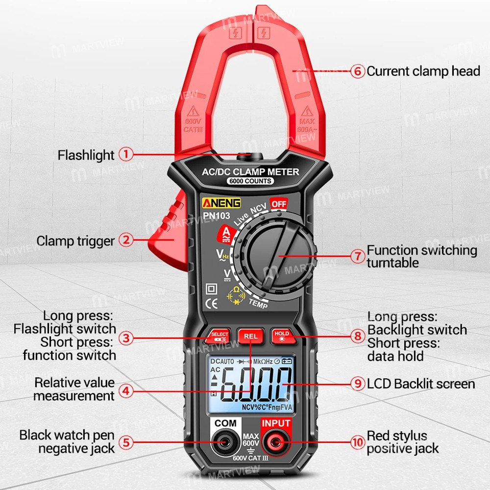 aneng pn103-600a-ac-dc-current-true-rms-professional-digital-clamp-meter-with-temperature-test-13