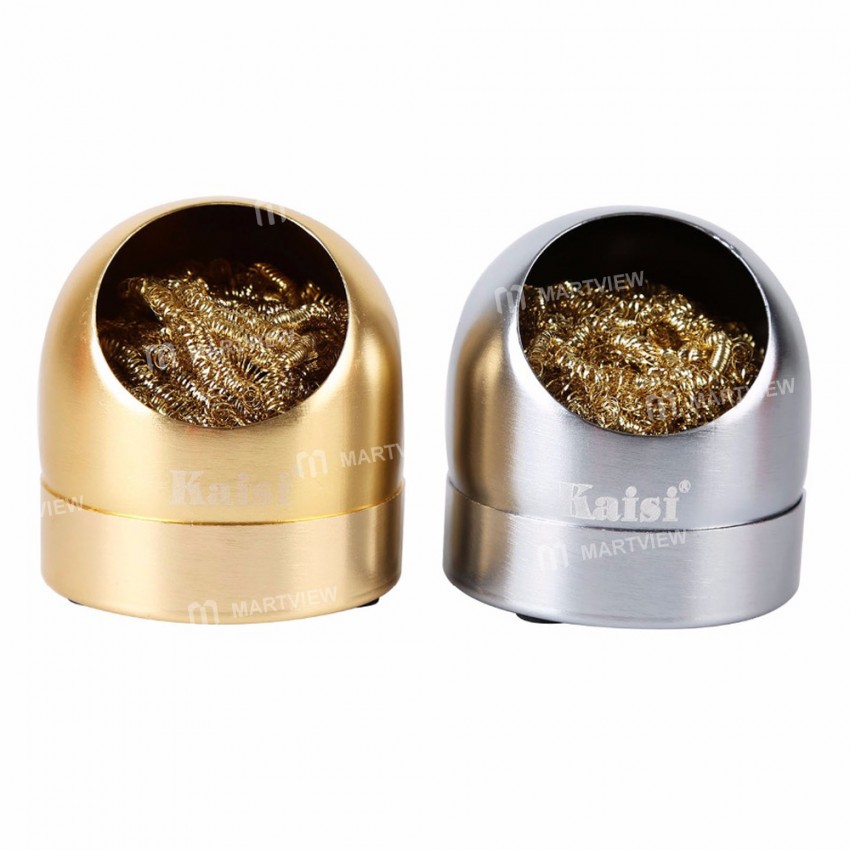 Kaisi Professional Cleaning Steel Wire Brush with Stand Set for Soldering Solder Iron Tip Cleaning