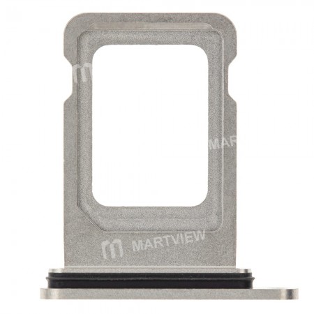 Replacement single sim card tray for iPhone 12 pro 12 pro max silver