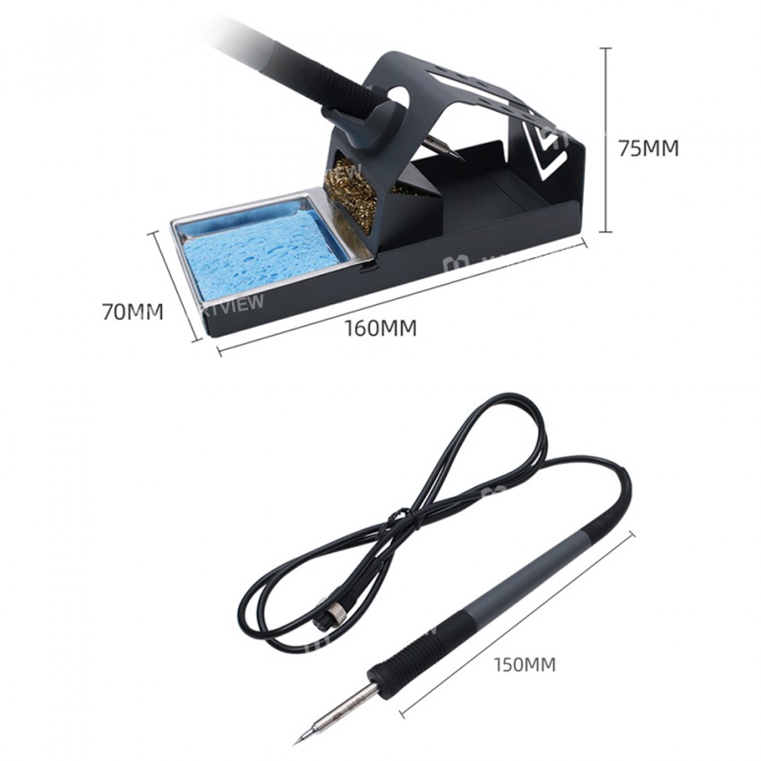 OSS Team T12-X Auto Sleep BGA Rework Digital Display Electronic Soldering Station