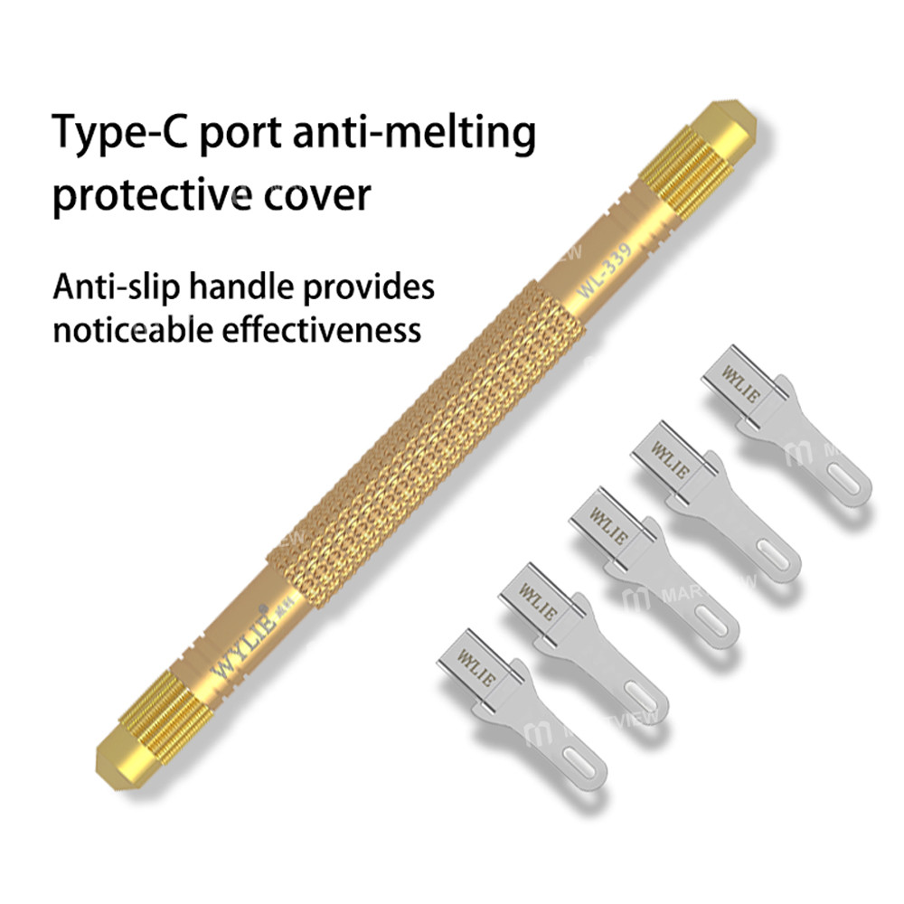 wylie 5-in-1-type-c-connector-tail-plug-overheat-protection-cover-with-extended-handle-6