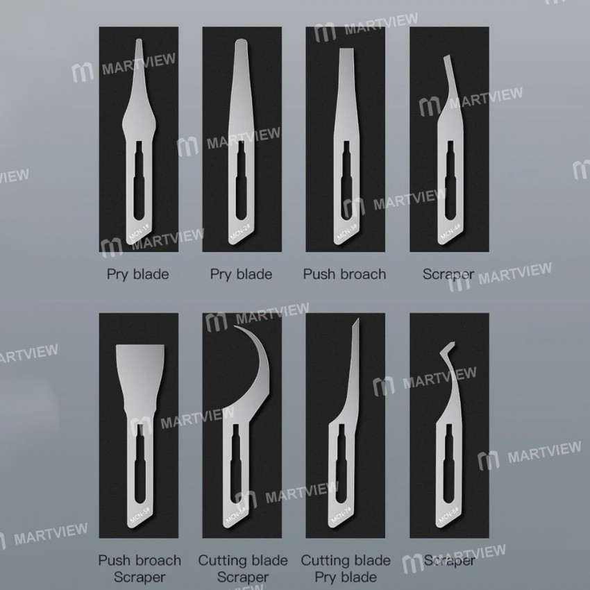 mechanic mcn-serries-hand-polished-motherboard-degumming-blade-set-for-mobile-phone-repair-9
