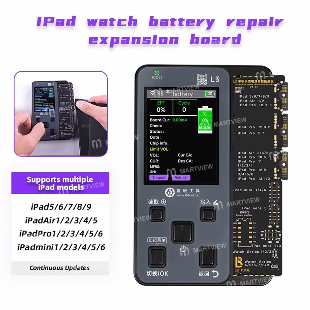 luban l3-programmer-specific-ipad-apple-watch-battery-repair-expansion-board-4
