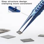 Mechanic Titanium Alloy Precise Anti Magnetic Tweezers Suitable for Circuit Flying Line Microphone M