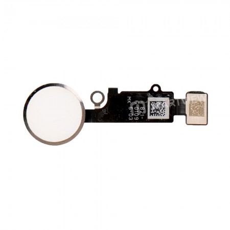 Home Button With Flex Ribbon Replacement for iPhone 8 Plus - Silver