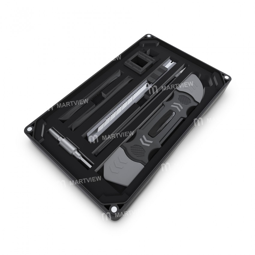 Jakemy JM-8173 Professional Screwdriver Repair Toolbox Set with Multi-layer Design